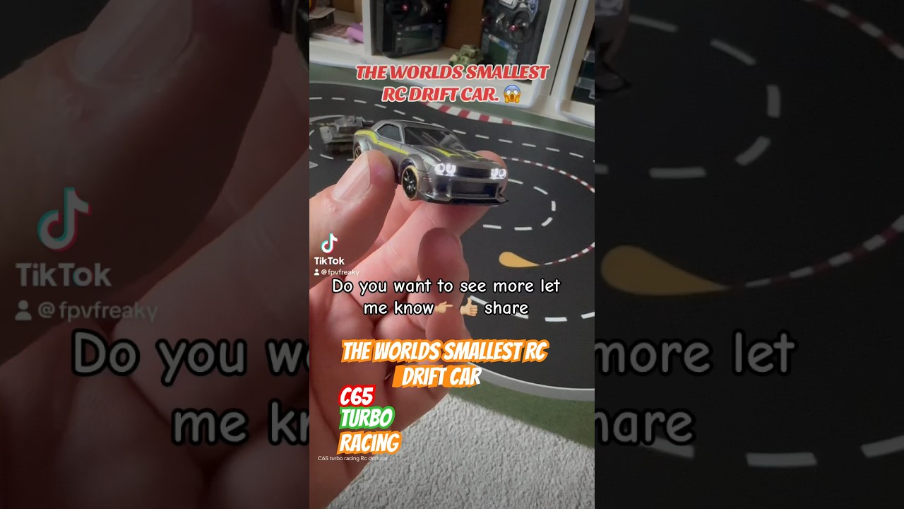 Turbo racing 1:76 c65 rc drift car. 