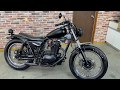 【ビンテージローダウンカフェボバーカスタム絶好調美車】カワサキ 250TR　タイヤほぼ新品【動画有】カフェーレーサー セパハン チョッパー ビンテージローダウンカフェボバーカスタム絶好調美車】カワサキ 250TR