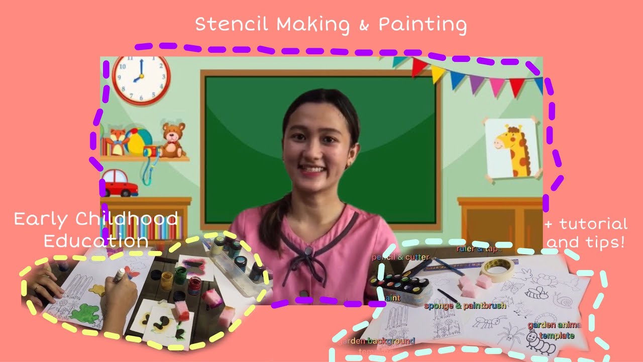 Stencil Making and Painting ⭐️ // Early Childhood Education YouTube