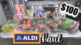 ALDI HAUL | GROCERY HAUL | $100 HAUL