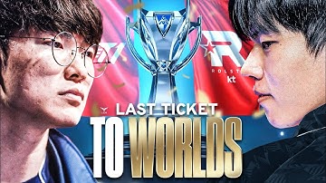 THE LAST WORLDS SPOT ON THE LINE - T1 VS KT - LCK SUMMER REGIONAL QUALIFIER 2024 - CAEDREL