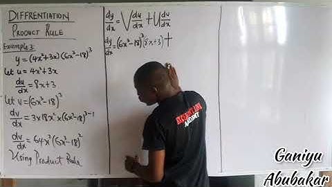 Product Rule Method of Differentiation || Derivative