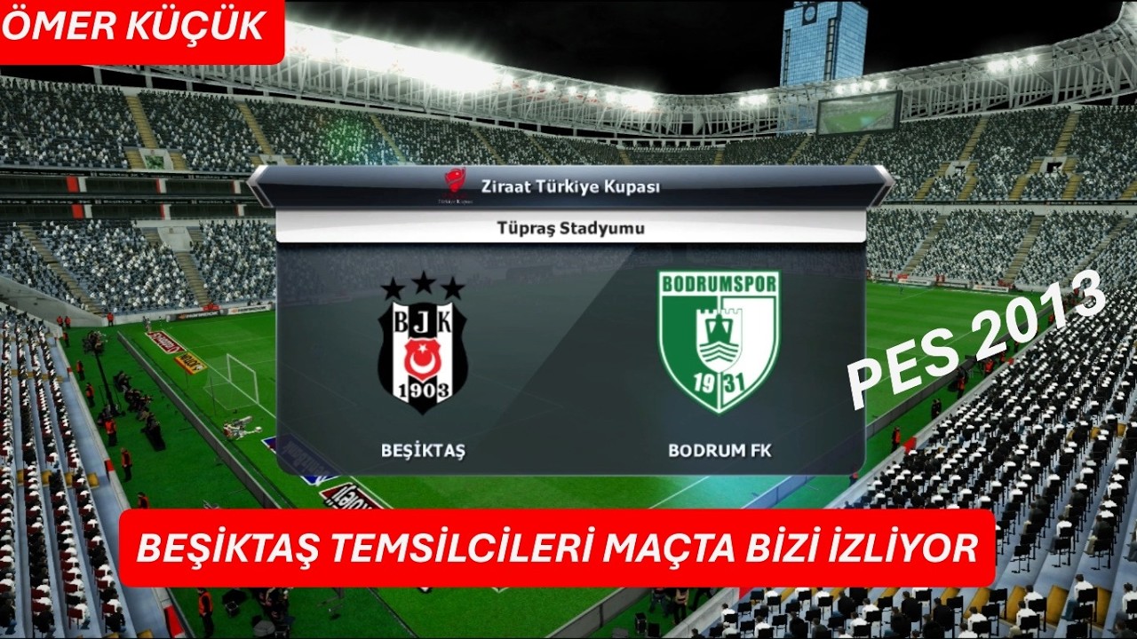 PES 2013 (BEŞİKTAŞ TEMSİLCİLERİ BİZİ İZLİYOR) KARİYER BÖLÜMÜ #10