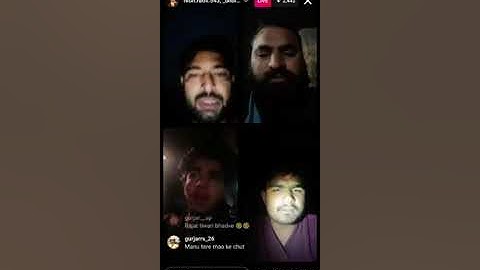gujjar vs rajput bholu Bhati or Nitin Rathi instagram live
