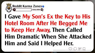 I Gave My Son’s Ex the Key to His Hotel Room After He Begged Me to Keep Her Away, Then Called Him...