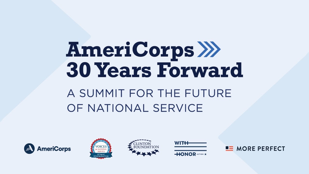 "AmeriCorps 30 Years Forward" YouTube