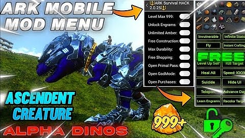 ARK: Mobile 2.0.28 Mod Apk(2023)🔥 God Console🔥