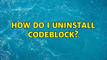 Ubuntu: How do I uninstall codeblock?
