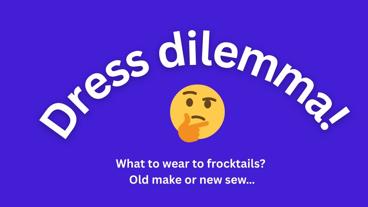 Дилемма с платьем! Старое платье или новое для вечеринки в стиле «фроктейль» 🤔