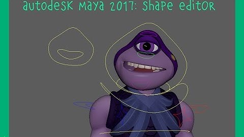 Maya 2017 Shape Editor