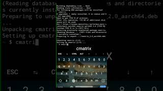 How to install cmatrix in kali linux | hacking WhatsApp status screenshot 2