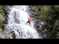 tutorial Rappelling teknik dasar di air terjun/ tebing @simpulsederhana @talitemali