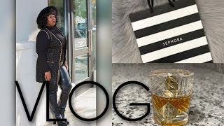 VLOG| GRWM FOR DATE NIGHT| UNBOXING PACKAGES + SEPHORA FRAGRANCE SALE