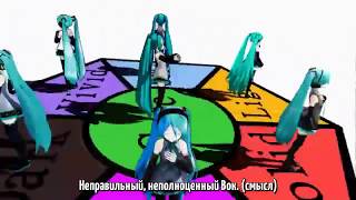 Hatsune Miku - Division→Destruction of Hatsune Miku (rus sub)