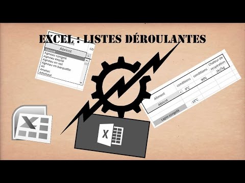 EXCEL : Liste déroulante et cellules associées Niv1