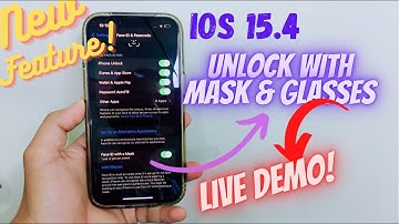 iOS 15.4 Update New Feature | Unlock Face ID with Mask & Glasses
