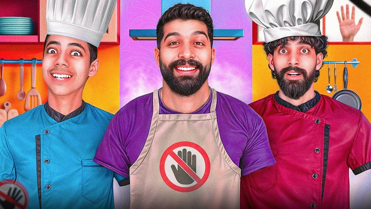 بدون دست آشپزی کردیم 😂🖐️🚫