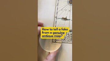 Spotting a Fake From a Genuine Antique Map #maps #antiquemaps #history  #mapcollector #collecting