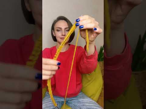 Самый простой способ расчета петель для шапок🧶 #вязание #knitting