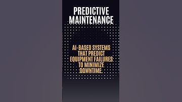 AI Daily -Predictive Maintenance video#70 #shorts #ai 🎉