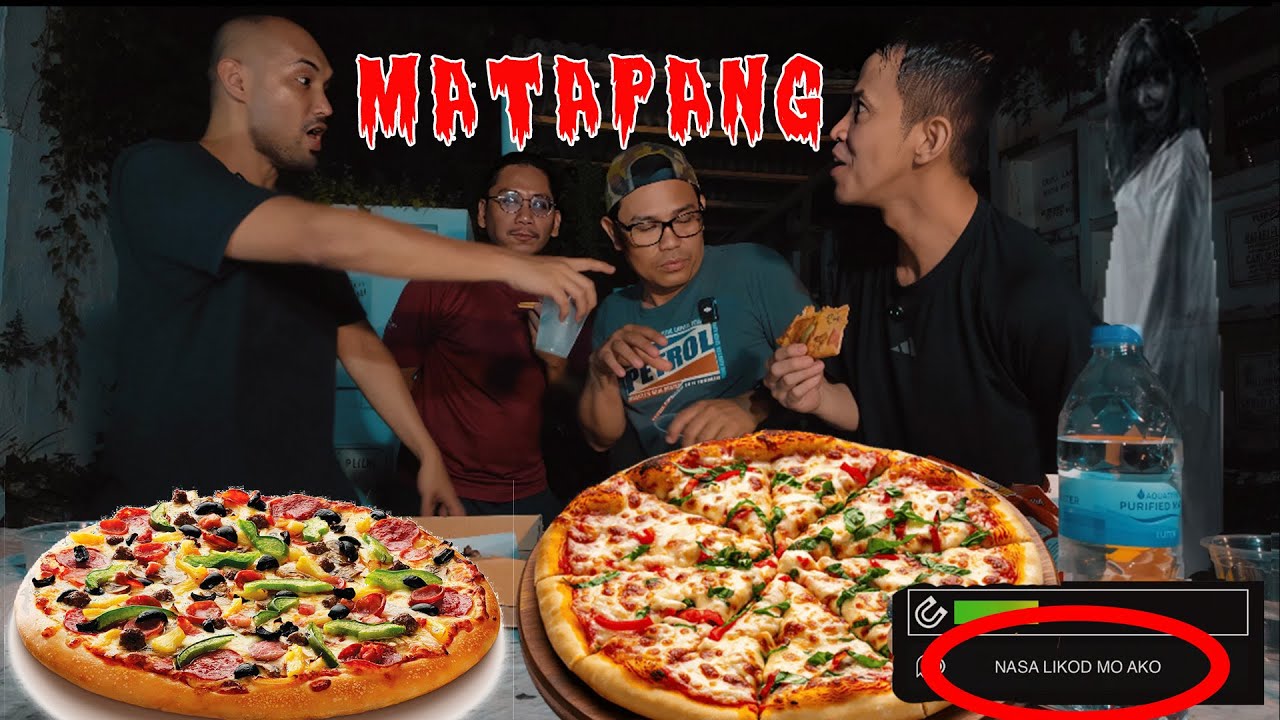 PIZZA MUKBANG SA SEMENTERYO