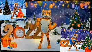 🎅🎄🐯❄Танцуют все 🎁🍷🎂 Новогодние Танцы-Шманцы-Прыг-Скок-Тру-Ля-Ля-2022 🎶 с Оркестром и Фейерверком 🎯💥💣