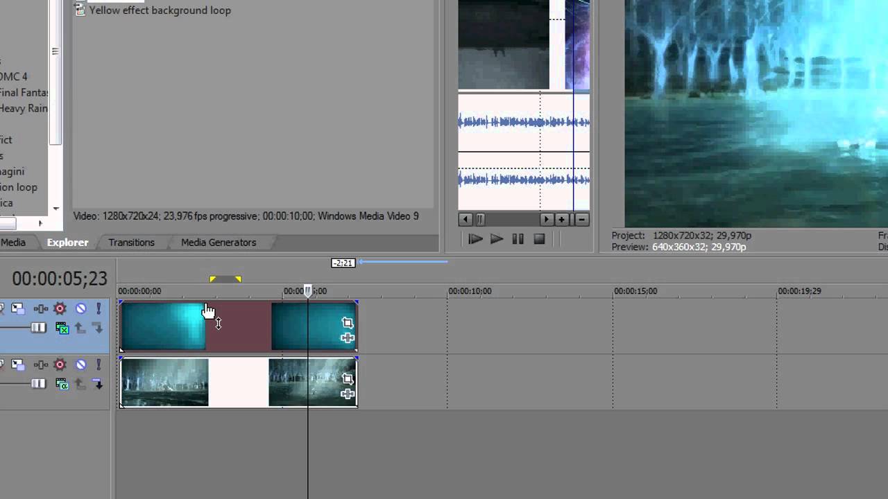 Tutorial Motion Loop [Sony Vegas - ITA] - YouTube