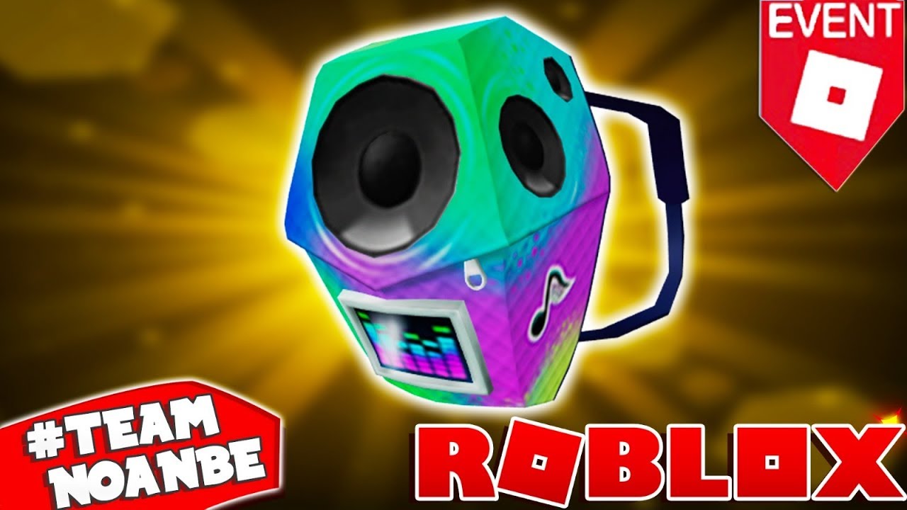 Como Conseguir La Mochila Boombox Backpack Nuevo Evento Roblox Pizza Party 2019 Youtube - mochilas de roblox recuerdos cotillon y fiestas en mercado