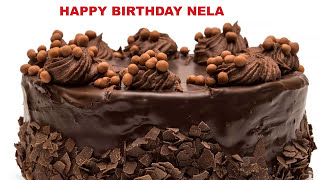 Nela Birthday Song  -  Cakes Pasteles - Happy Birthday NELA