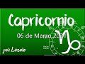 CAPRICORNIO Horóscopo de hoy 6 de marzo 2021