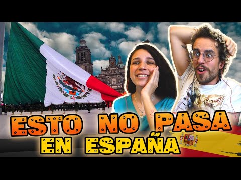 SPANISH REACTS TO "SOLDIANS AND CIVILIANS SAVE THE MEXICAN FLAG" WITH A MEXICAN GIRL | LUISAANDPAUL