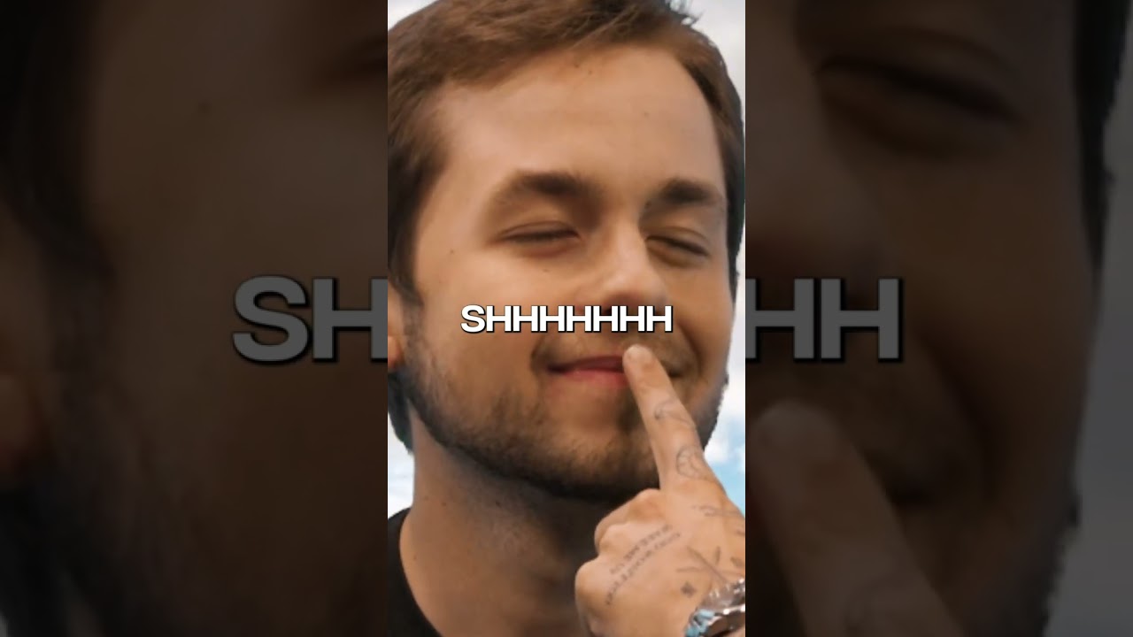 Vinnie Hacker shows off his tattoos...