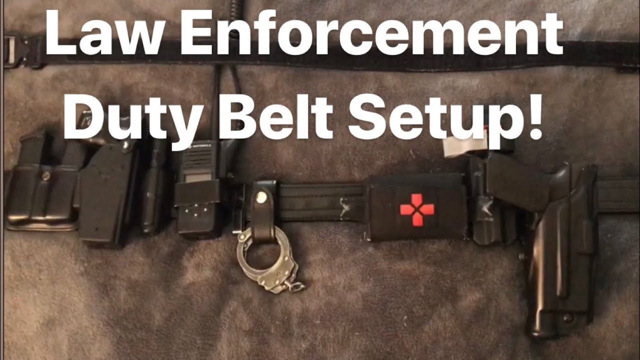 Duty Belt Setup - YouTube