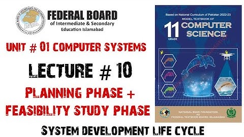 Planning & feasibility study phase of sdlc | 11th computer science chapter 1 #11thclasscomputer