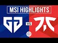 Gen vs fnc highlights all games  msi 2024 upper bracket r1  geng vs fnatic