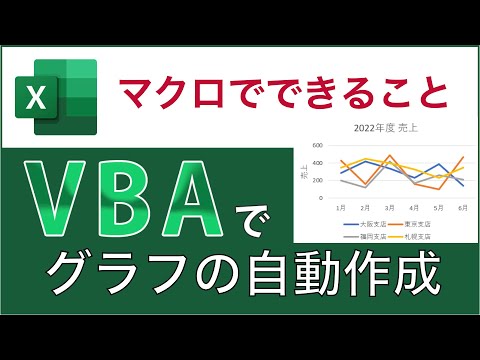 ExcelVBAでできること【グラフ作成の自動化】