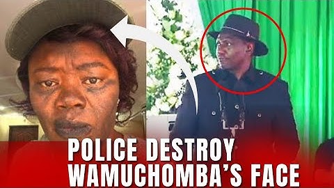 RUTO AND RAILA REACT ON GEN Z DEMOS AS POLICE SMEAR WAMUCHOMBA WITH BLACK CHARCOAL ON THE FACE