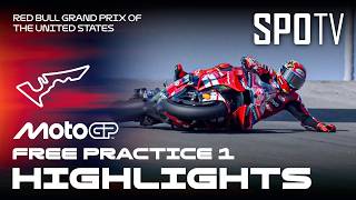 Marc Marquez Crash! Pedro Acosta Tercepat di Sesi Latihan Bebas - MotoGP FP 1 | MotoGP™ Amerika