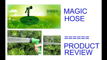Magic Hose / Garden Hose with 7 Spray Nozzle - Home Product Review