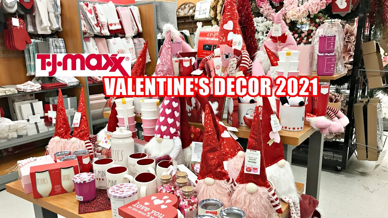 TJ MAXX VALENTINE'S DECOR 2021 SHOP WITH ME! 