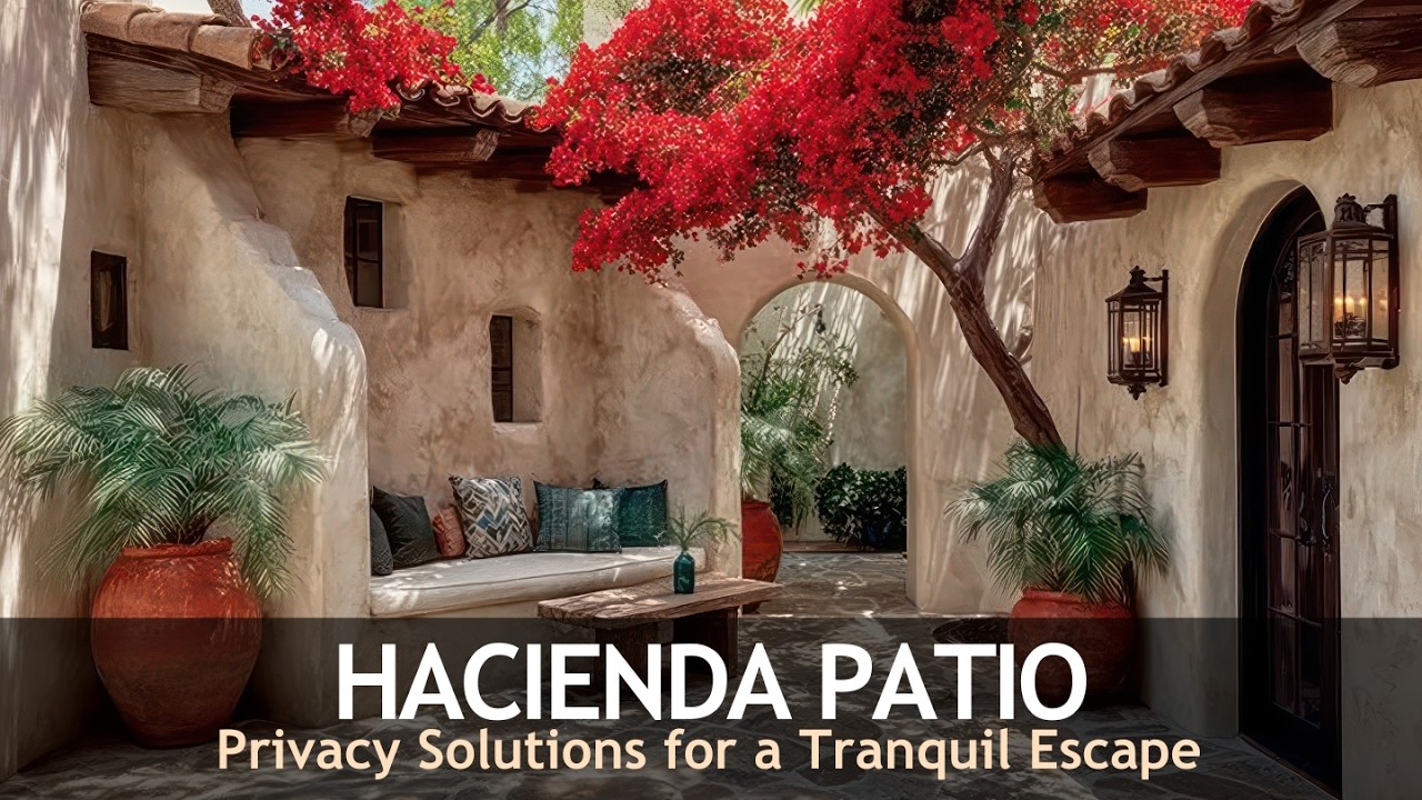 Unlock the Secret to a Truly Tranquil Hacienda Patio Escape