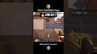 😱 Gold Player plays in 🤕 Diamond Account 🥵 #valorant #shorts