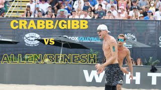 Crabb/Gibb vs. Allen/Benesh 2021 AVP Manhattan Beach Open