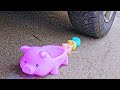 EXPERIMENT Car Vs Squeaky Toys No 2 Crushing Crunchy Soft Things By Car Shorts