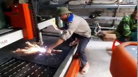 Lắp máy cắt Plasma CNC MTA Pro -1530 tại Thái Bình