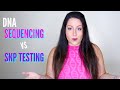 Why 23andme is not a medical test genetic sequencing vs snp testing explained