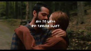 Taylor Swift - All To Well (lyrics)