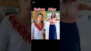 Nepali Beautiful Artist Before And After Photo