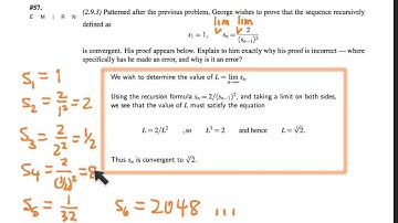 401.6 Convergence and Cauchy problems (57 and 59)