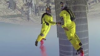 Watch World Record Base Jump From Dubai